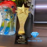 Cúp vinh danh pha lê ngôi sao tỏa M63