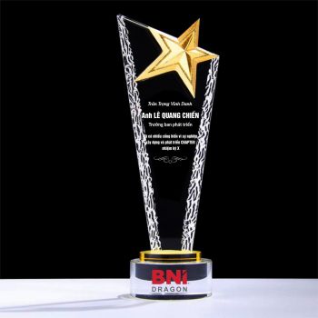 Cúp lưu niệm pha lê M70