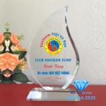 Kỷ niệm chương pha lê chiếc lá M34