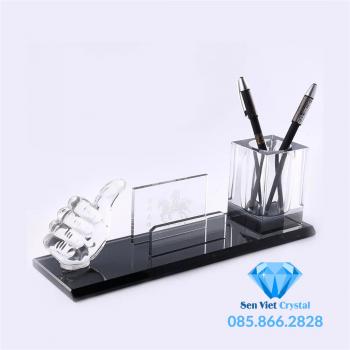 Bộ để bàn pha lê M02