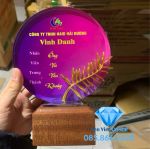 Kỷ Niệm Chương Pha Lê Cành Cọ Vàng, cúp lưu niệm cành cọ vàng